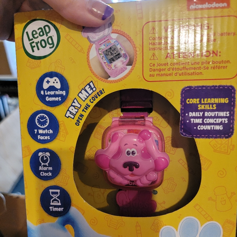 Leap frog blues clues.pink watch for kids